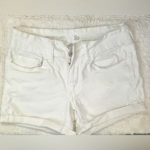 SO White Sassy Denim Shorts High-Rise Insta Soft Juniors (S)